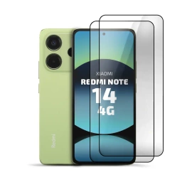 2-Pack Tempered Glass Clear for Xiaomi Redmi Note 14 4G