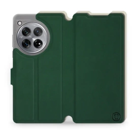 Hülle für OnePlus 12R - Farbe Grün mit Platin