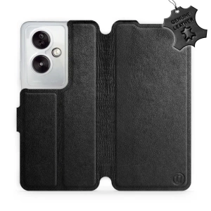 Phone Case OPPO A79 5G - Design Black Leather