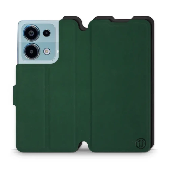 Etui Soft Touch do Xiaomi Redmi Note 13 Pro 4G - wzór Miejska zieleń z czernią