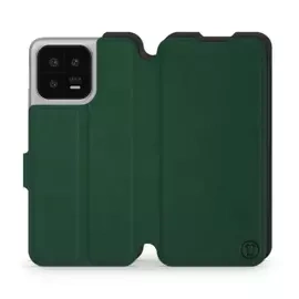 Etui Soft Touch do Xiaomi 13 - wzór Miejska zieleń z czernią