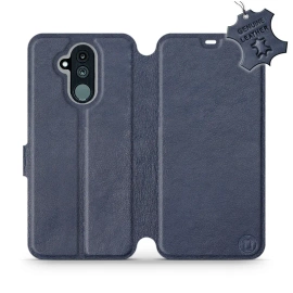 Phone Case Huawei Mate 20 Lite - Design Blue Leather