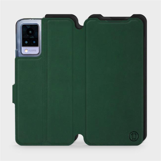 Hülle für Vivo V21 5G - Farbe Grün mit Schwarz