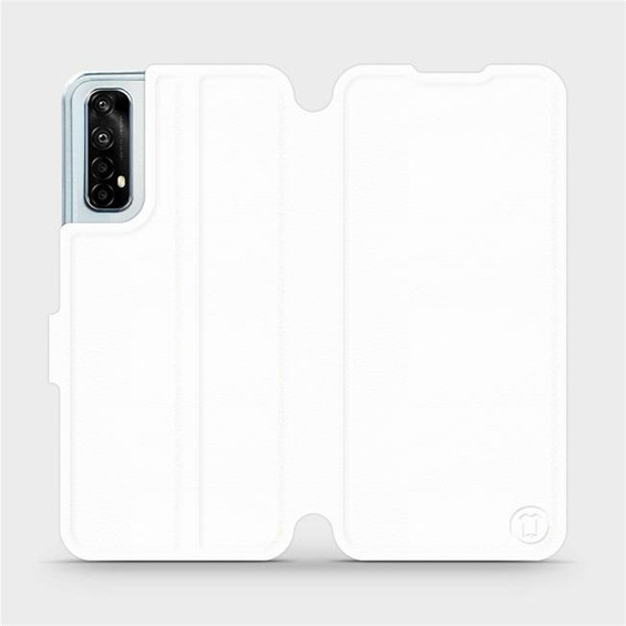 Phone Case Realme 7 - Design White&Orange