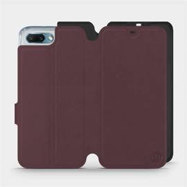 Phone Case Huawei Honor 10 - Design Burgundy with Black