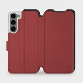 Phone Case Samsung Galaxy S23 Plus - Design Dark Red with Black
