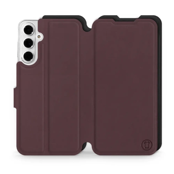Phone Case Samsung Galaxy A16 5G - Design Burgundy with Black
