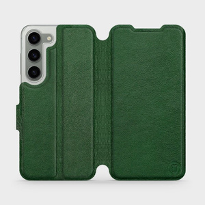Phone Case Samsung Galaxy S23 - Design Green Leather