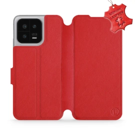 Phone Case Xiaomi 13 - Design Red Leather
