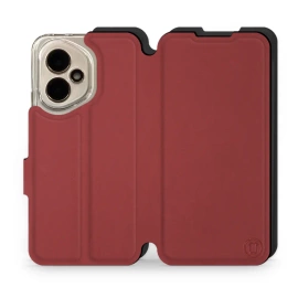 Phone Case Huawei Honor 400 - Design Dark Red with Black