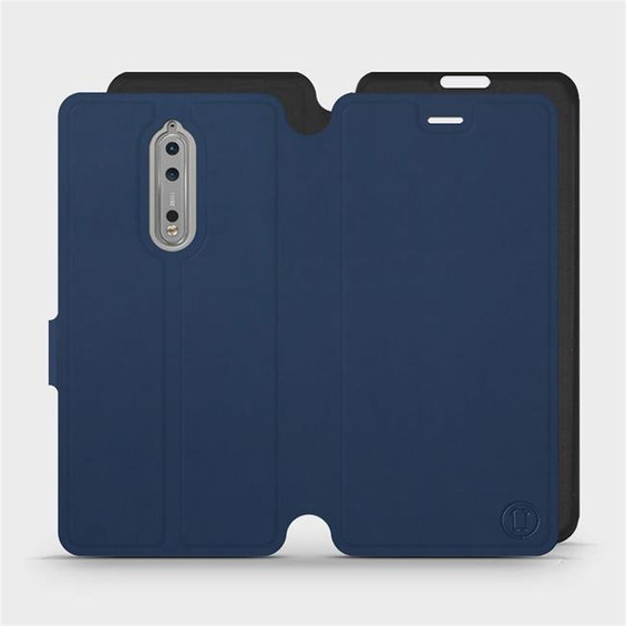 Phone Case Nokia 8 - Design Navy with Black