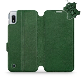 Phone Case Samsung Galaxy A10 - Design Green Leather
