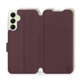 Phone Case Samsung Galaxy A05s - Design Burgundy with Platinum