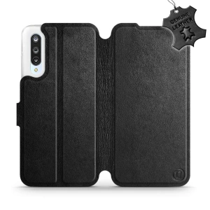 Phone Case Xiaomi Mi 9 Lite - Design Black Leather
