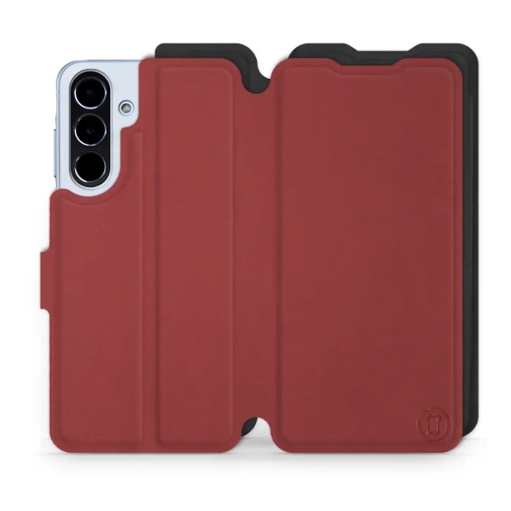 Phone Case Samsung Galaxy A56 5G - Design Dark Red with Black