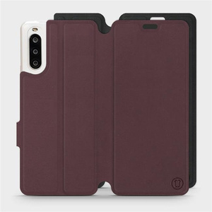 Phone Case Sony Xperia 10 II - Design Burgundy with Black