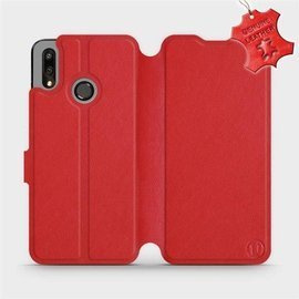 Phone Case Huawei P Smart 2019 - Design Red Leather