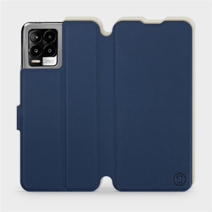 Phone Case Realme 8 - Design Navy with Platinum