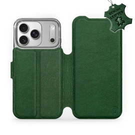 Phone Case Apple iPhone 17 Pro - Design Green Leather