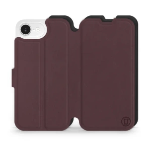 Phone Case Apple iPhone 16e - Design Burgundy with Black