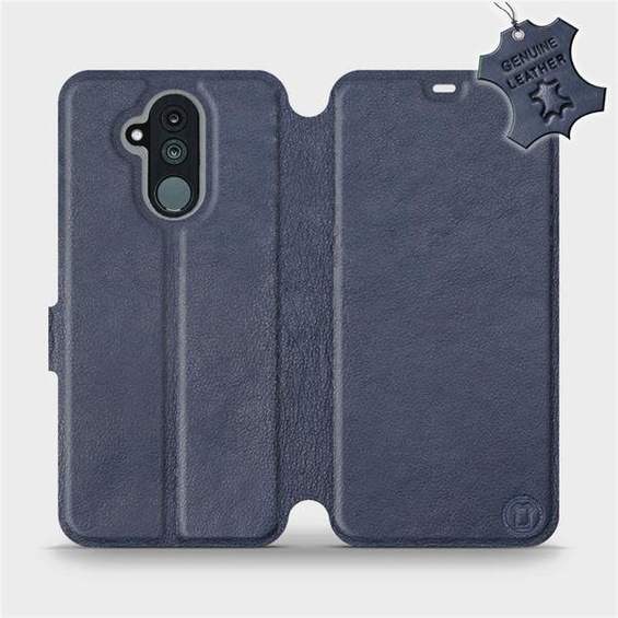 Phone Case Huawei Mate 20 Lite - Design Blue Leather
