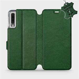 Hülle für Samsung Galaxy A7 2018 - Farbe Green Leather