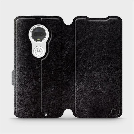 Etui do Motorola Moto G7 Plus - wzór Black&Gray