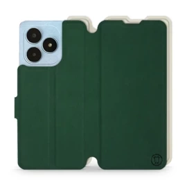 Phone Case Realme Note 50 - Design Green with Platinum