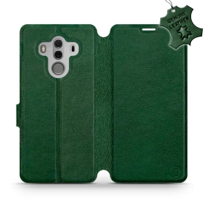 Phone Case Huawei Mate 10 Pro - Design Green Leather