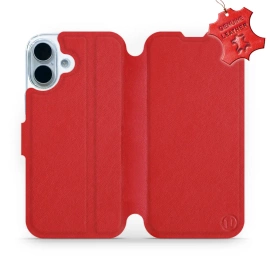 Phone Case Apple iPhone 17 - Design Red Leather
