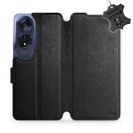Phone Case OPPO A60 - Design Black Leather