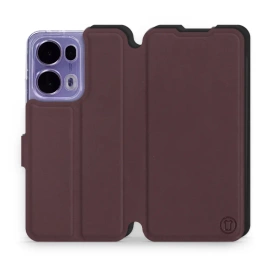Phone Case OPPO Reno 13 Pro - Design Burgundy with Black