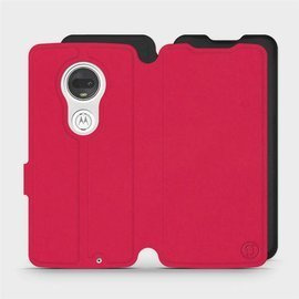 Phone Case Motorola Moto G7 Plus - Design Red with Black