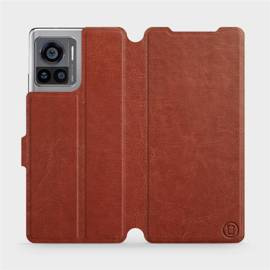 Phone Case Motorola Edge 30 Ultra - Design Brown&Orange