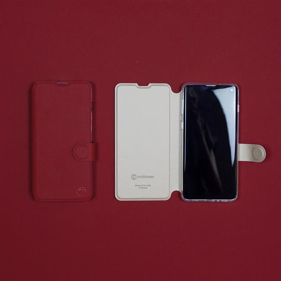 Phone Case Motorola Edge 30 Neo - Design Dark Red with Platinum