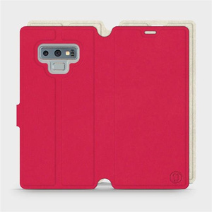 Phone Case Samsung Galaxy Note 9 - Design Red with Platinum