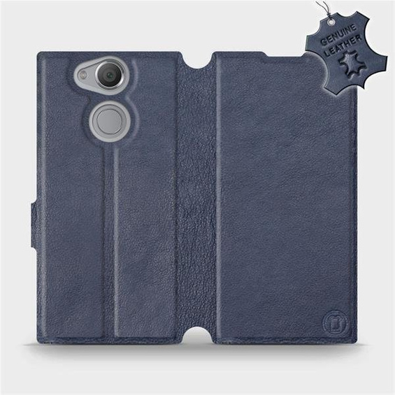 Hülle für Sony Xperia XA2 - Farbe Blue Leather