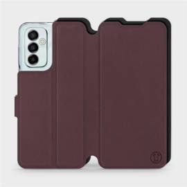 Phone Case Samsung Galaxy M23 5G - Design Burgundy with Black