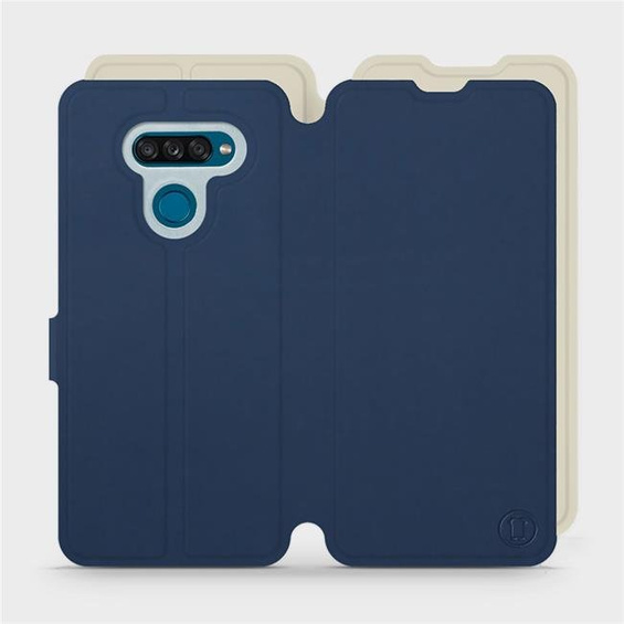 Phone Case LG K50S - Design Navy with Platinum