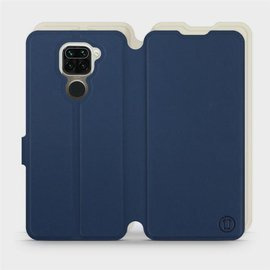 Phone Case Xiaomi Redmi Note 9 - Design Navy with Platinum