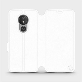 Phone Case Motorola Moto G7 Power - Design White&Orange