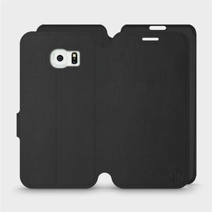 Phone Case Samsung Galaxy S6 Edge - Design Black with Black