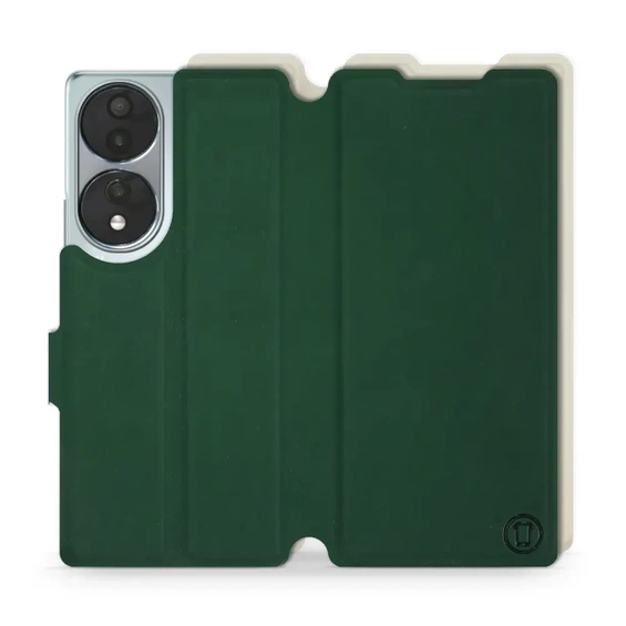 Phone Case Huawei Honor 70 - Design Green with Platinum