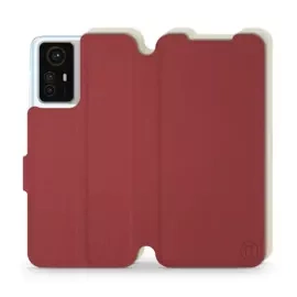 Phone Case Xiaomi Redmi Note 12S - Design Dark Red with Platinum