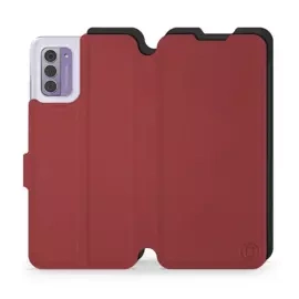 Phone Case Nokia G42 - Design Dark Red with Black