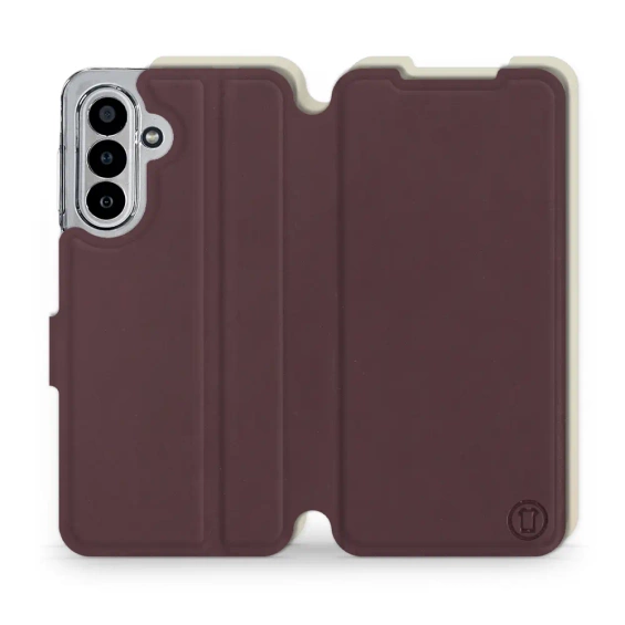 Phone Case Samsung Galaxy A17 5G - Design Burgundy with Platinum