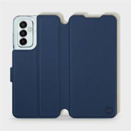 Etui Soft Touch do Samsung Galaxy M23 5G - wzór Głęboki granat z platyną