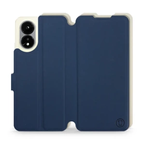 Phone Case OPPO A38 - Design Navy with Platinum