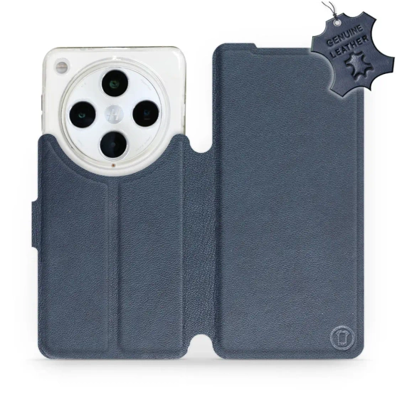 Phone Case OPPO Find X8 Pro - Design Blue Leather