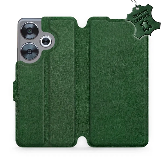 Hülle für Xiaomi POCO F6 - Farbe Green Leather